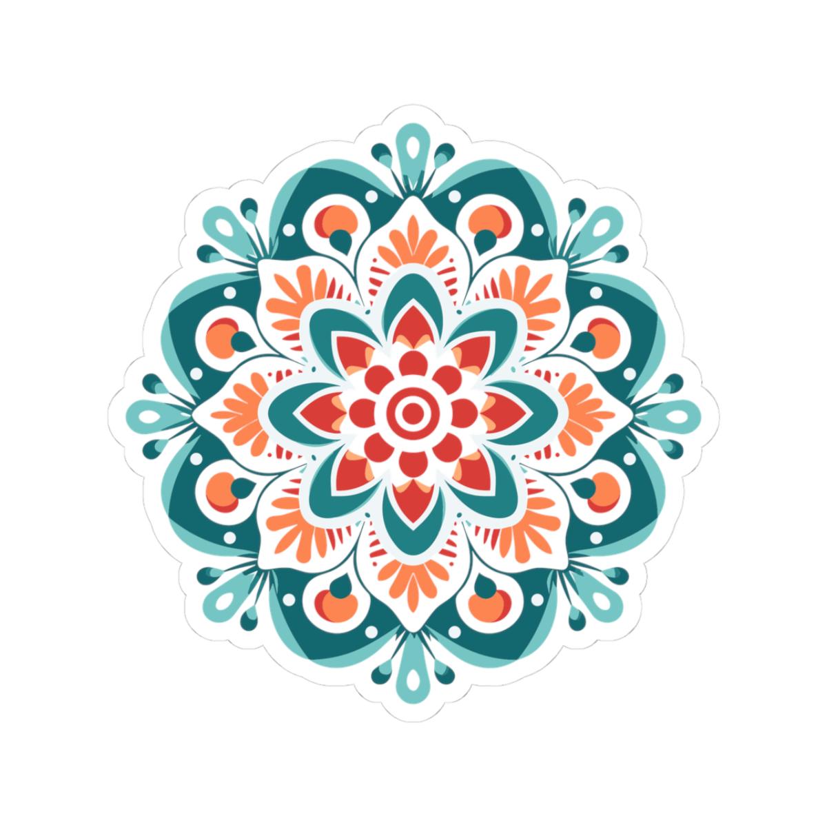 Radiant Harmony Mandala Sticker