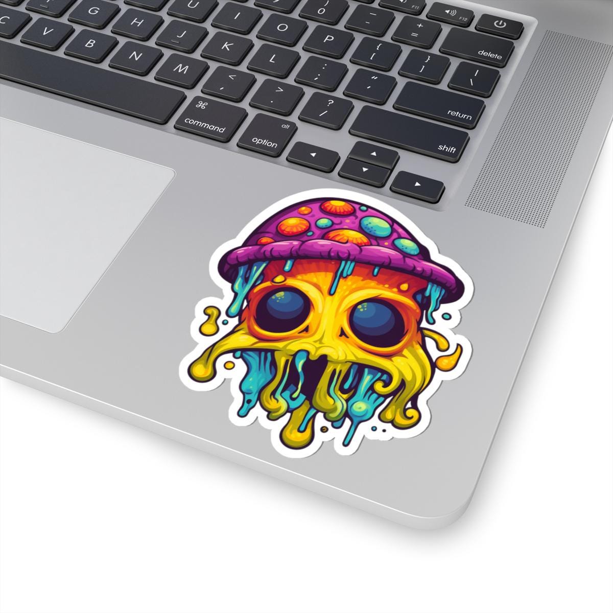 Drippy Mushroom Sticker | Psychedelic Vinyl (Waterproof)