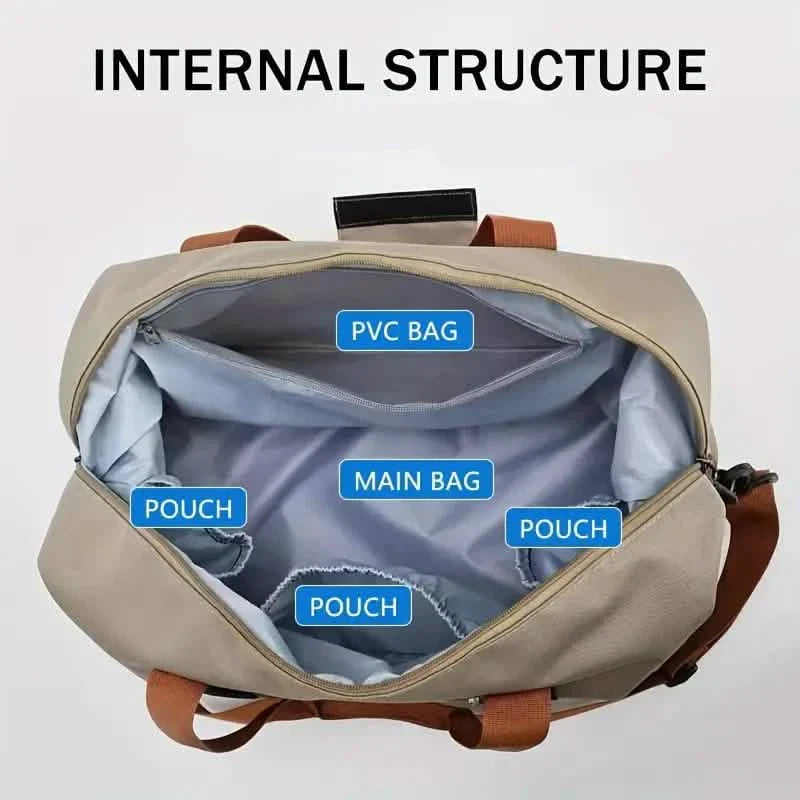 Large Nylon Duffel Bag