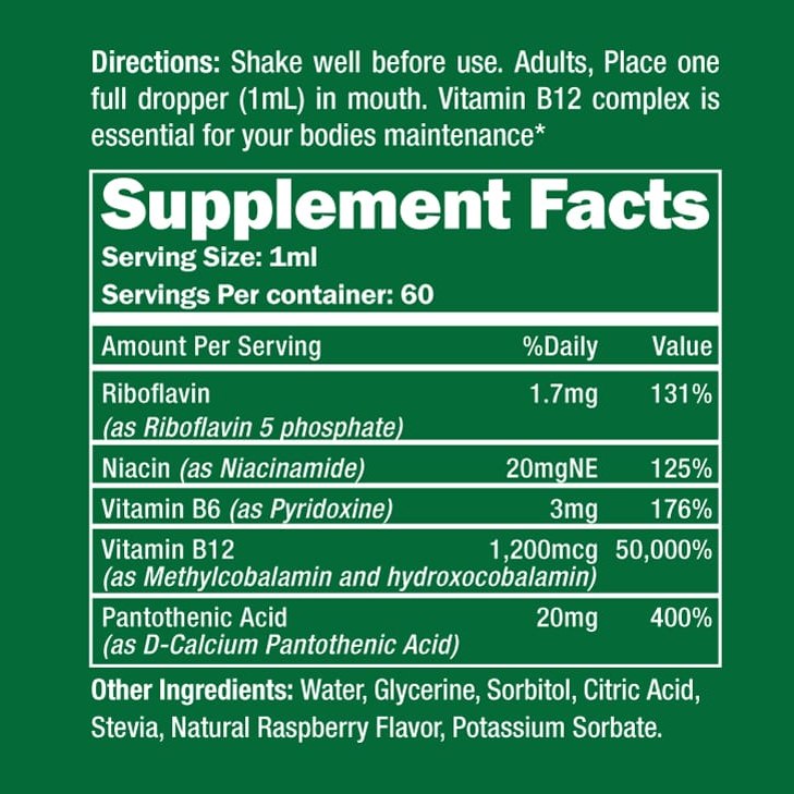 2oz Vegan B12 Supplement