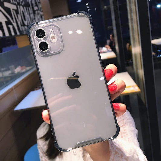 Neon Black Cool iPhone 12 Designer Protective Case (Black)