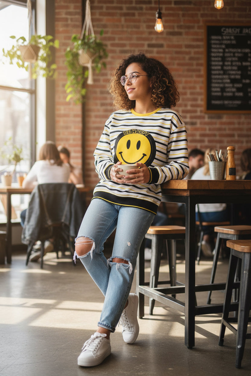 Be Happy Sweatshirt