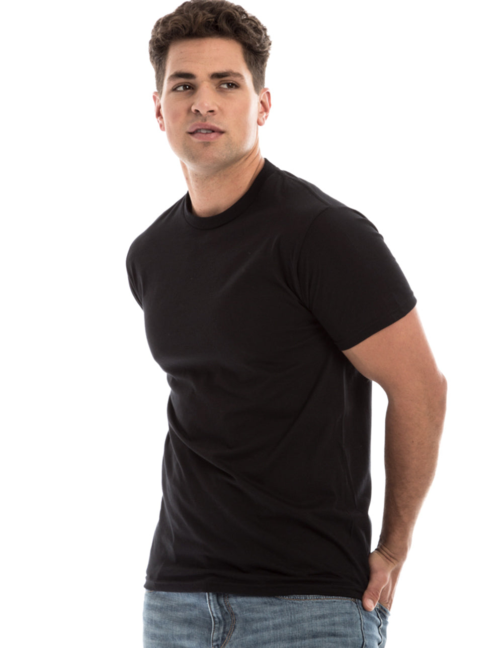 Retro Ring-Spun Crew Neck T-Shirt
