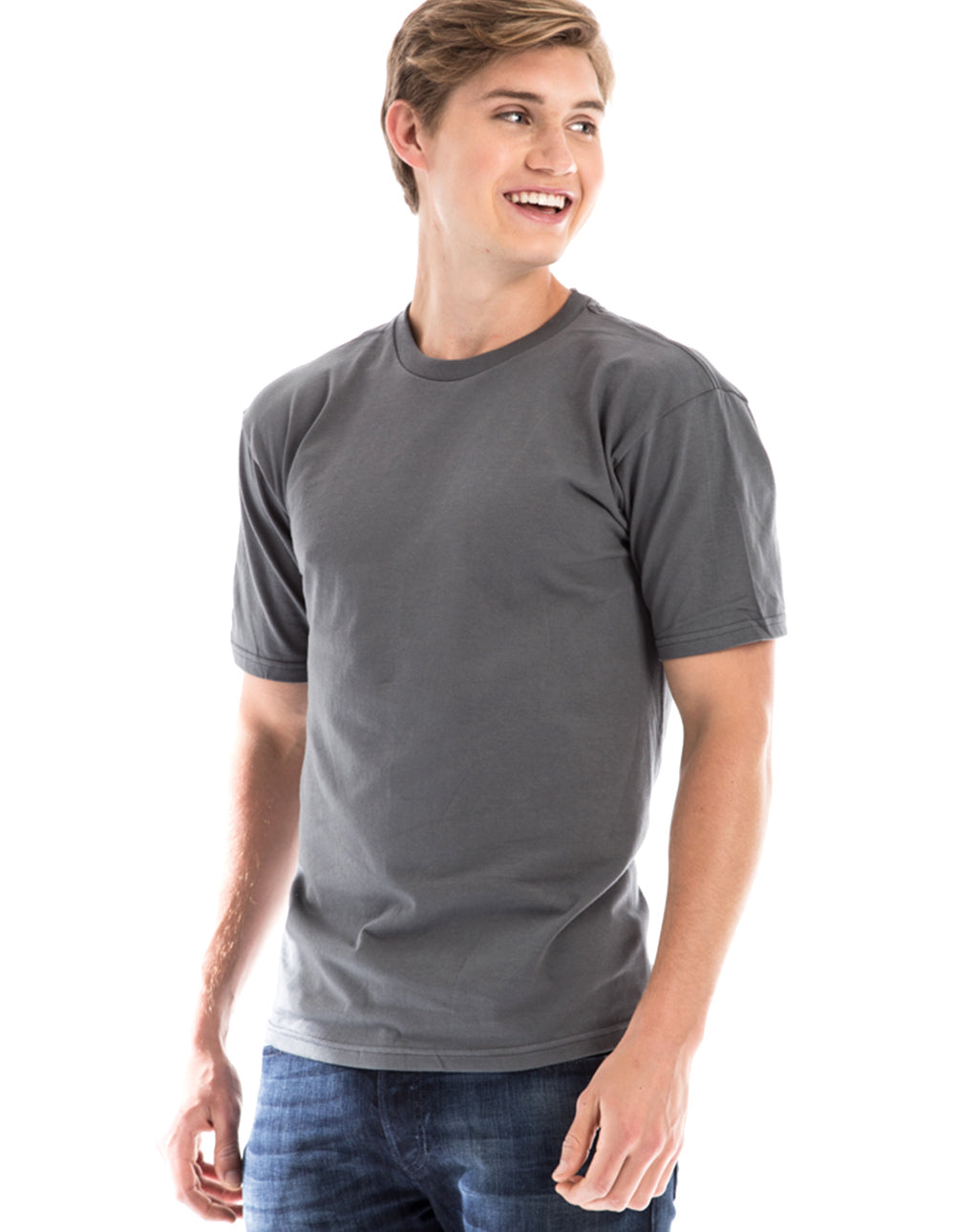 Retro Ring-Spun Crew Neck T-Shirt