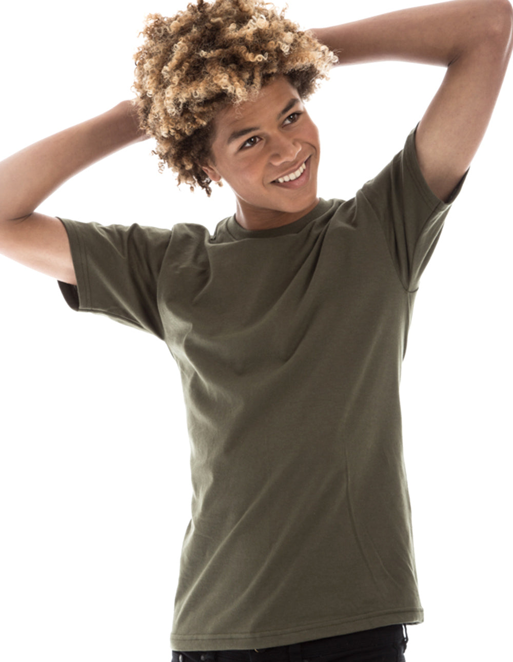Retro Ring-Spun Crew Neck T-Shirt