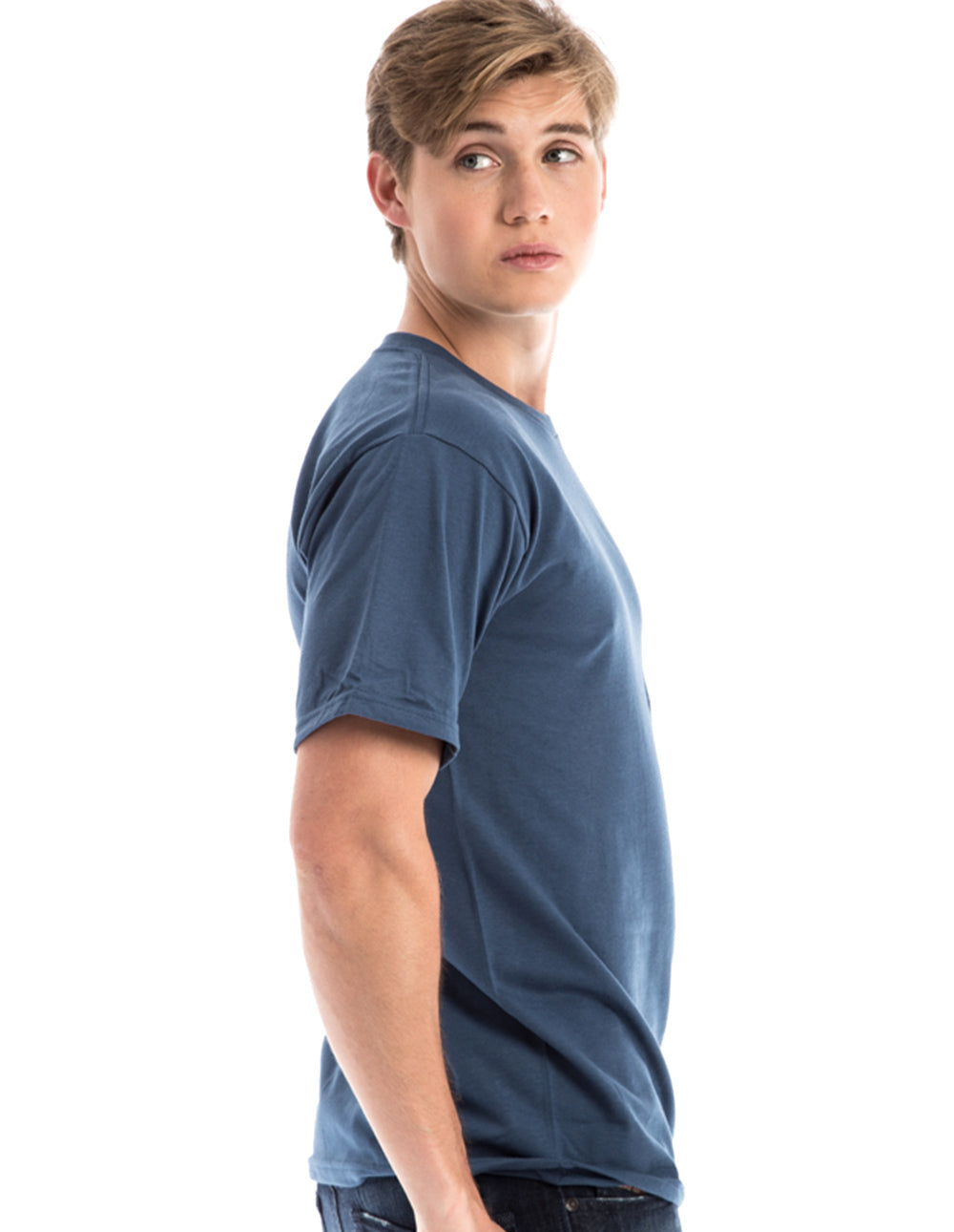 Retro Ring-Spun Crew Neck T-Shirt