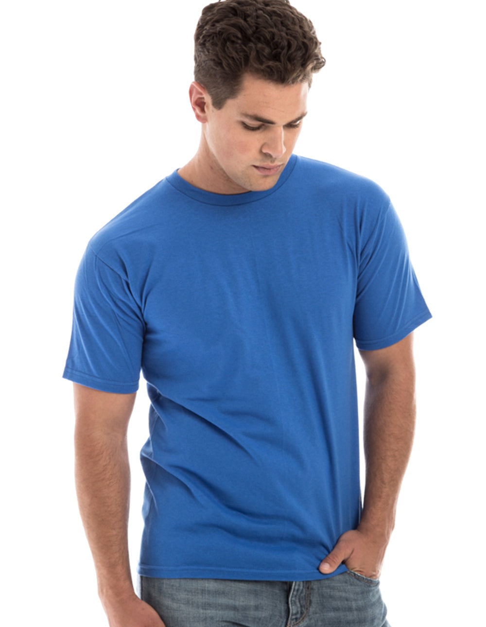 Retro Ring-Spun Crew Neck T-Shirt