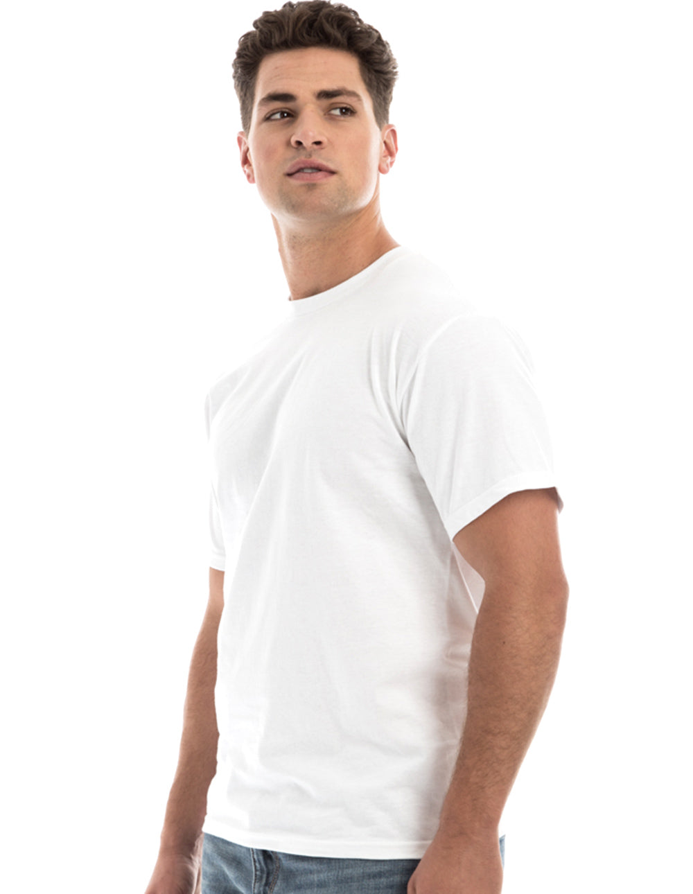 Retro Ring-Spun Crew Neck T-Shirt