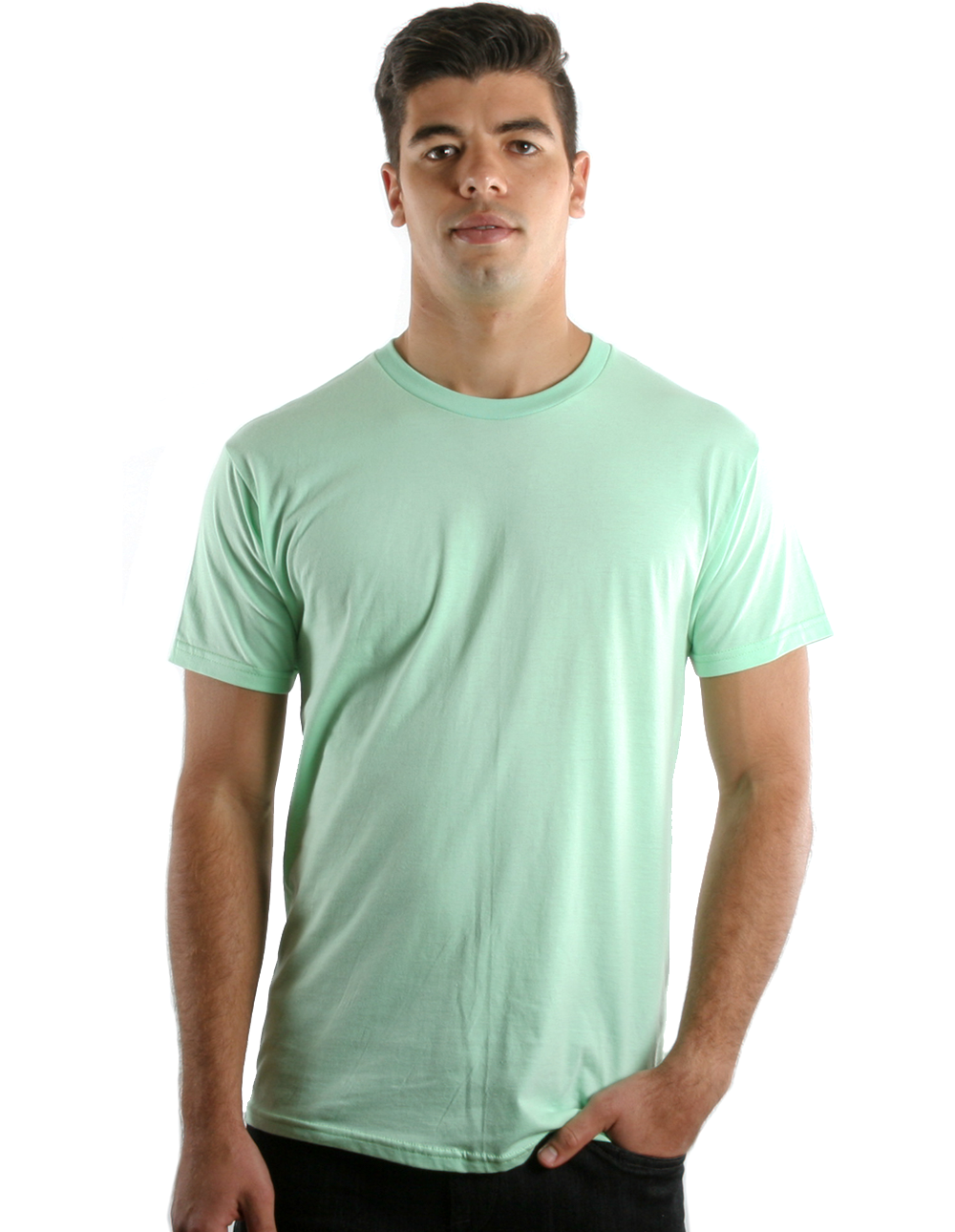 Retro Ring-Spun Crew Neck T-Shirt