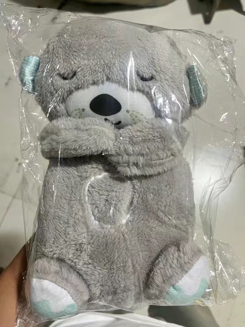 Sound Machine Soothe 'n Snuggle Otter - Music Lights & Rhythmic Breathing Motion