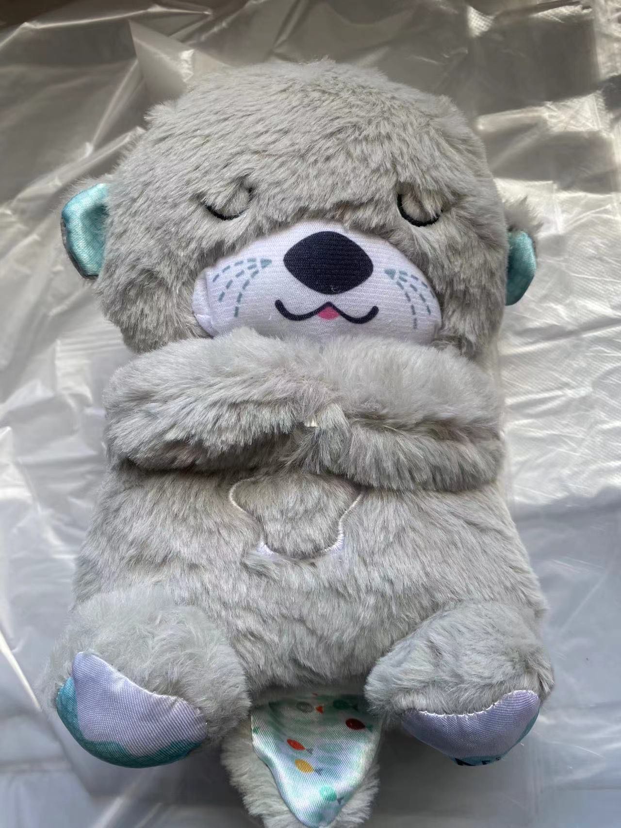 Sound Machine Soothe 'n Snuggle Otter - Music Lights & Rhythmic Breathing Motion