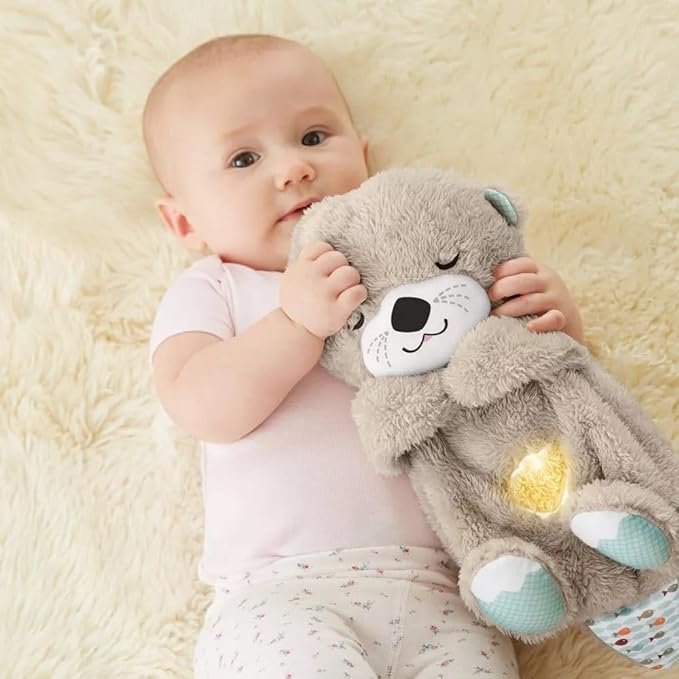 Sound Machine Soothe 'n Snuggle Otter - Music Lights & Rhythmic Breathing Motion