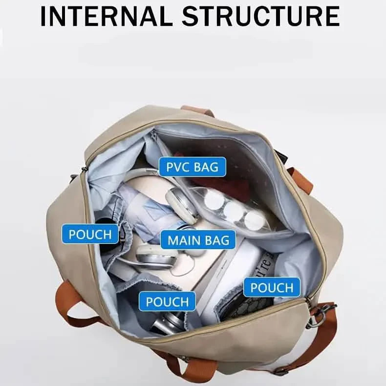 Large Nylon Duffel Bag