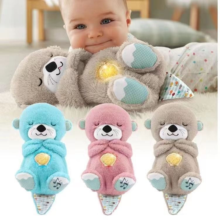 Sound Machine Soothe 'n Snuggle Otter - Music Lights & Rhythmic Breathing Motion