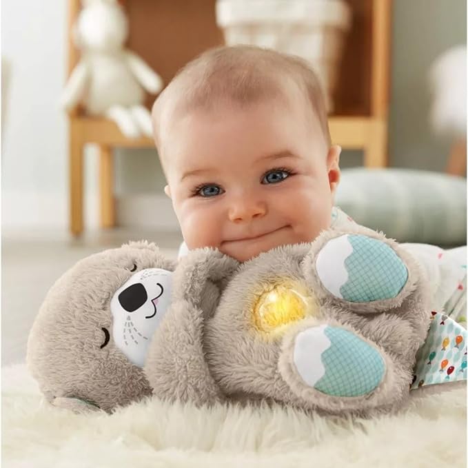 Sound Machine Soothe 'n Snuggle Otter - Music Lights & Rhythmic Breathing Motion