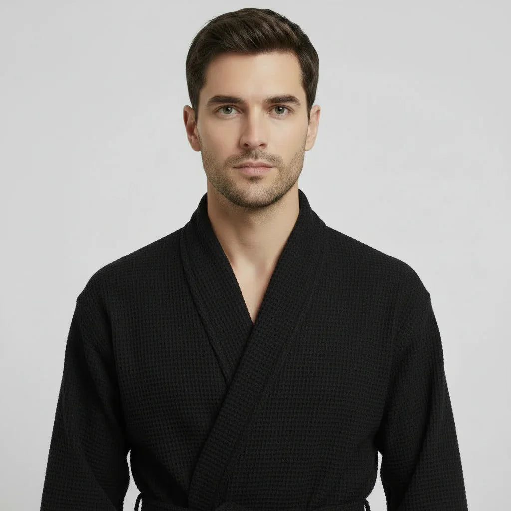 Bathrobe for Men -  Absorbent Lightweight