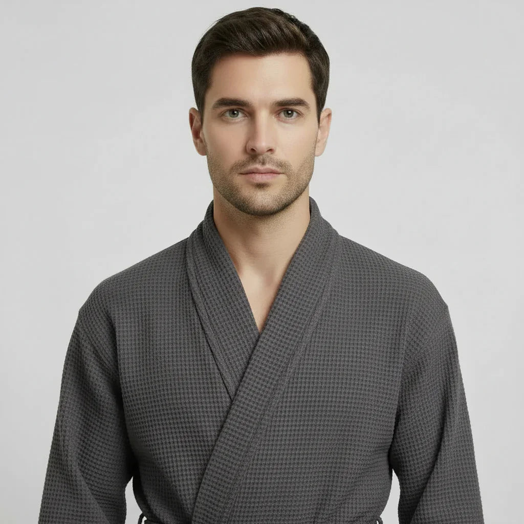 Bathrobe for Men -  Absorbent Lightweight
