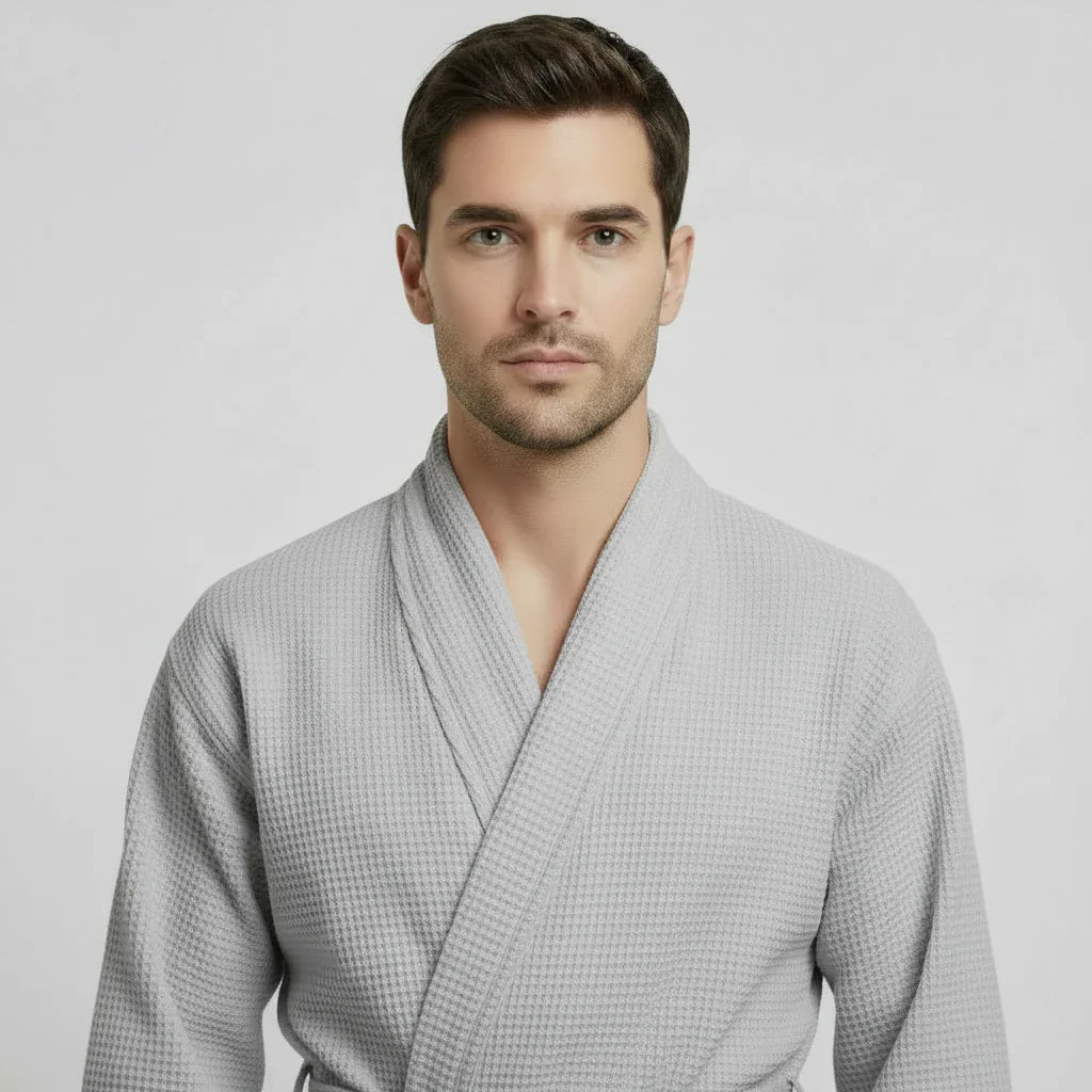Bathrobe for Men -  Absorbent Lightweight