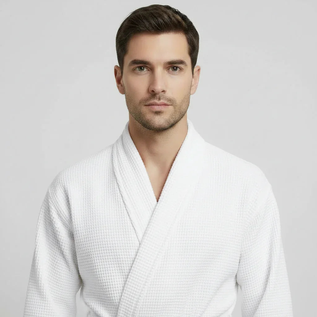 Bathrobe for Men -  Absorbent Lightweight