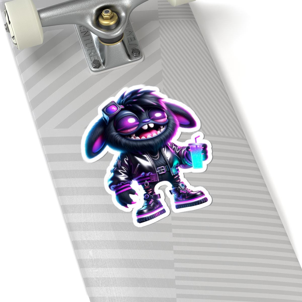 Cyberpunk Bunny Monster Sticker