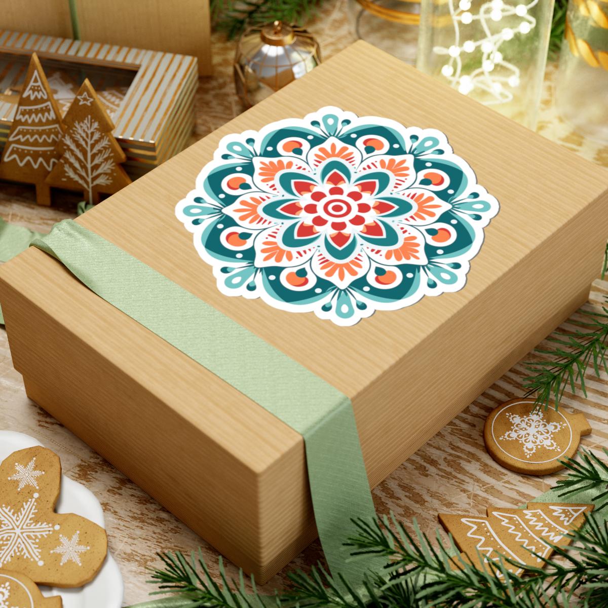 Radiant Harmony Mandala Sticker
