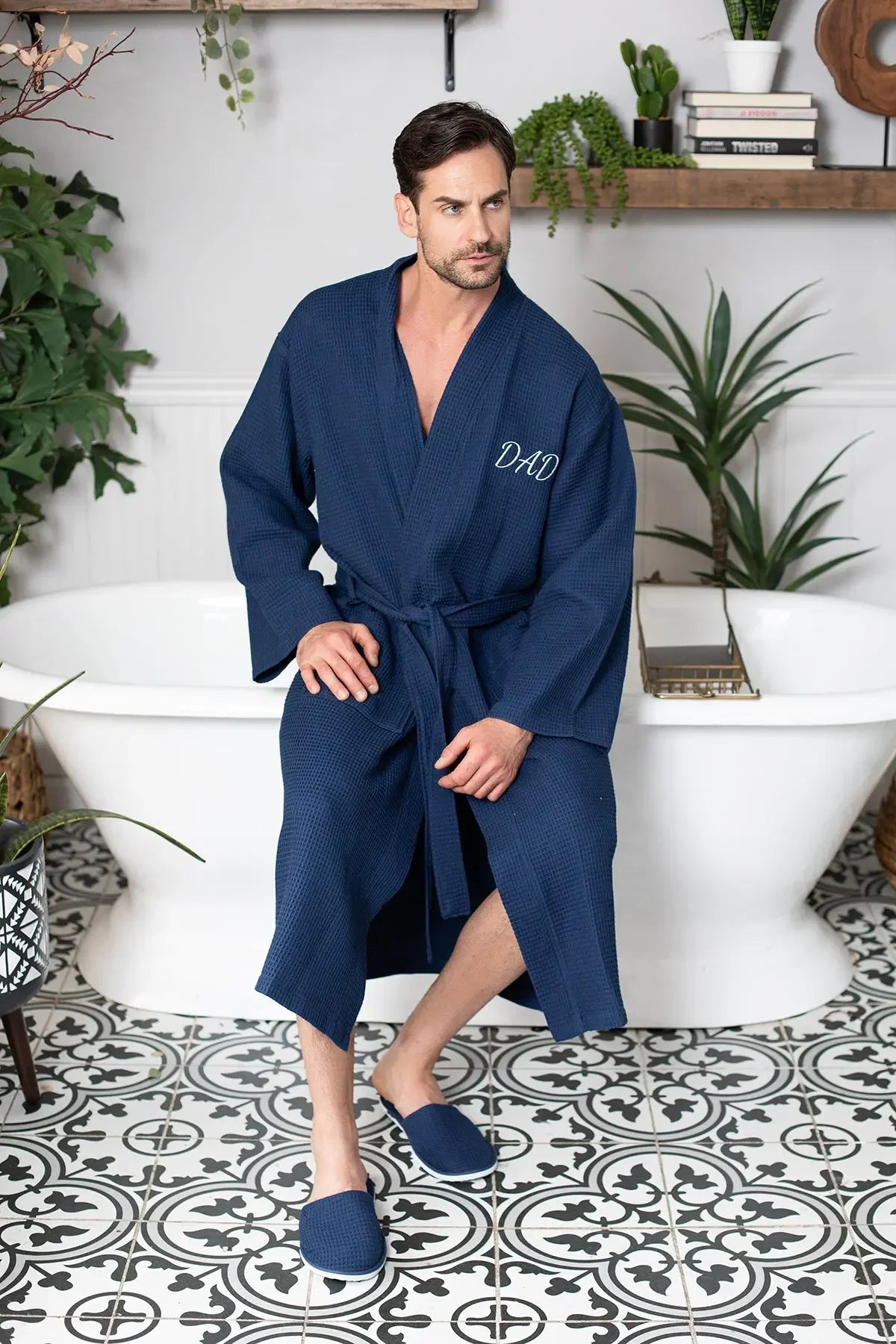 Bathrobe for Men -  Absorbent Lightweight