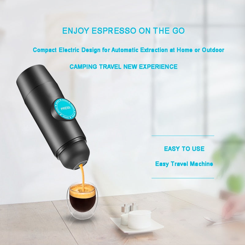 PORTABLE ESPRESSO MAKER - Have Espresso on the Go
