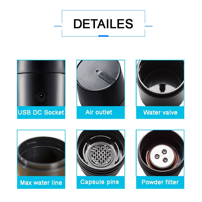 PORTABLE ESPRESSO MAKER - Have Espresso on the Go