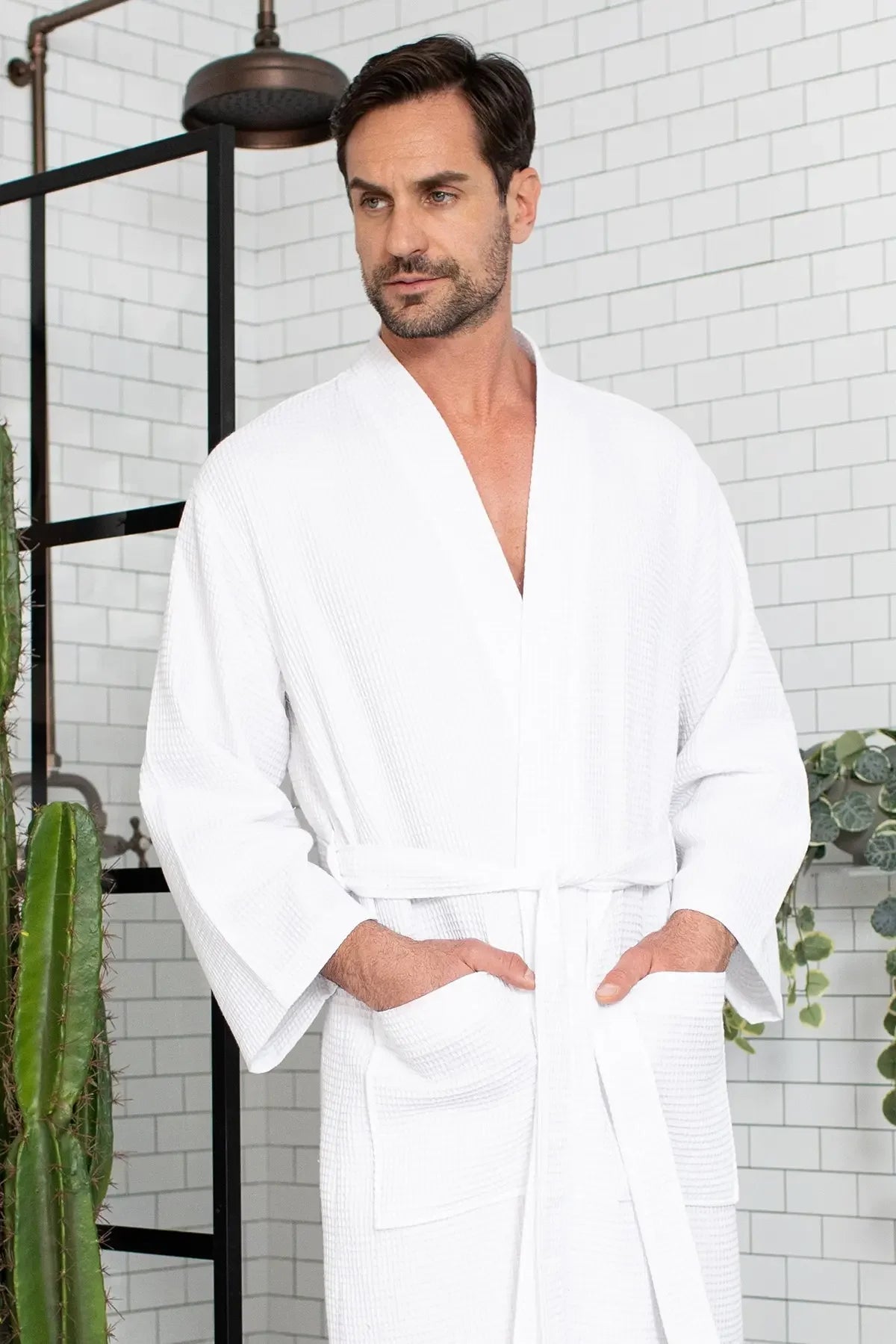 Bathrobe for Men -  Absorbent Lightweight